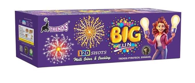 120 SHOTS MULTI COLOUR